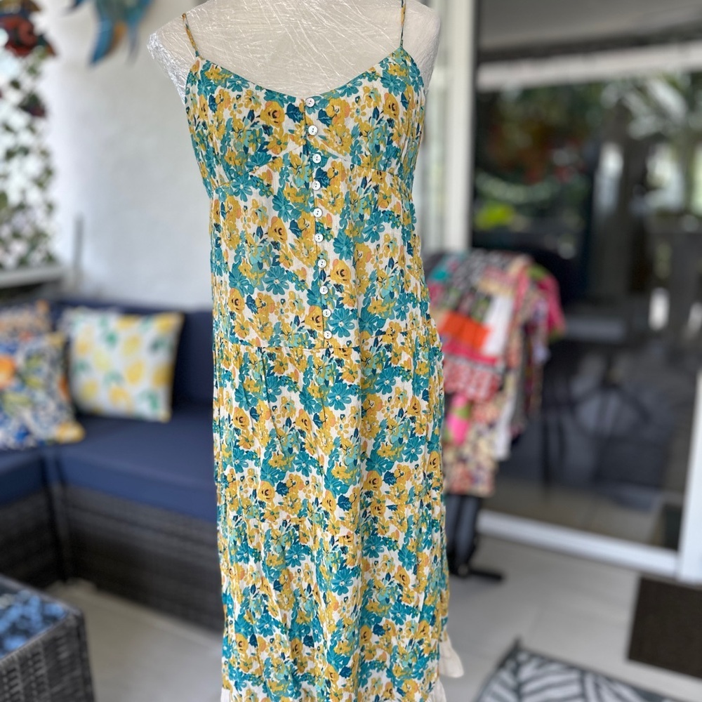 Forever 21 Floral Spaghetti Strap Dress